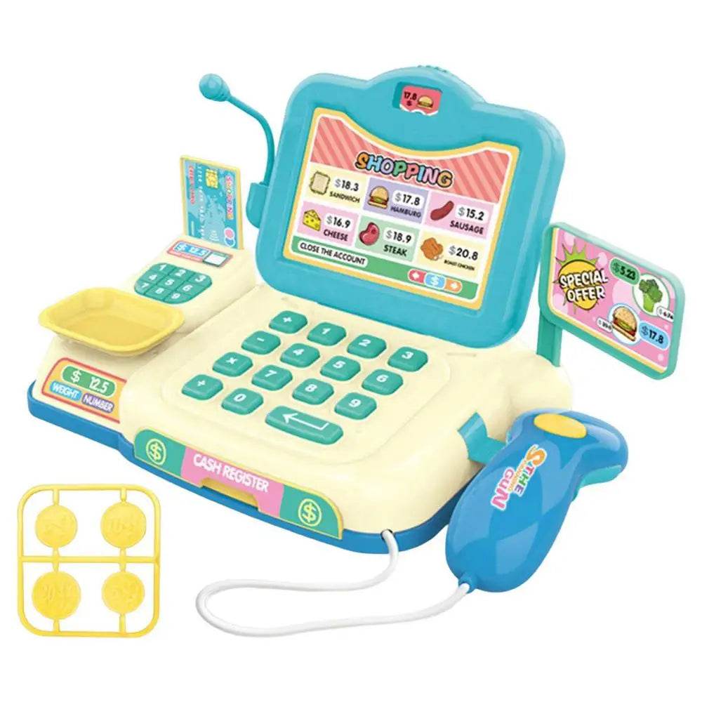 Educational Cash Register Toy With Calculator Lights And Sounds For Kids Ages 3 And Up - ToylandEU