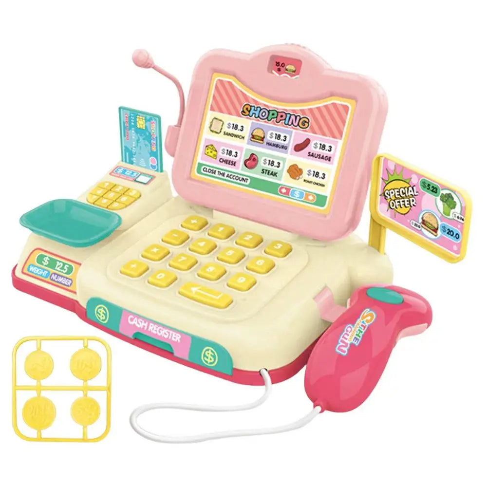 Educational Cash Register Toy With Calculator Lights And Sounds For Kids Ages 3 And Up - ToylandEU