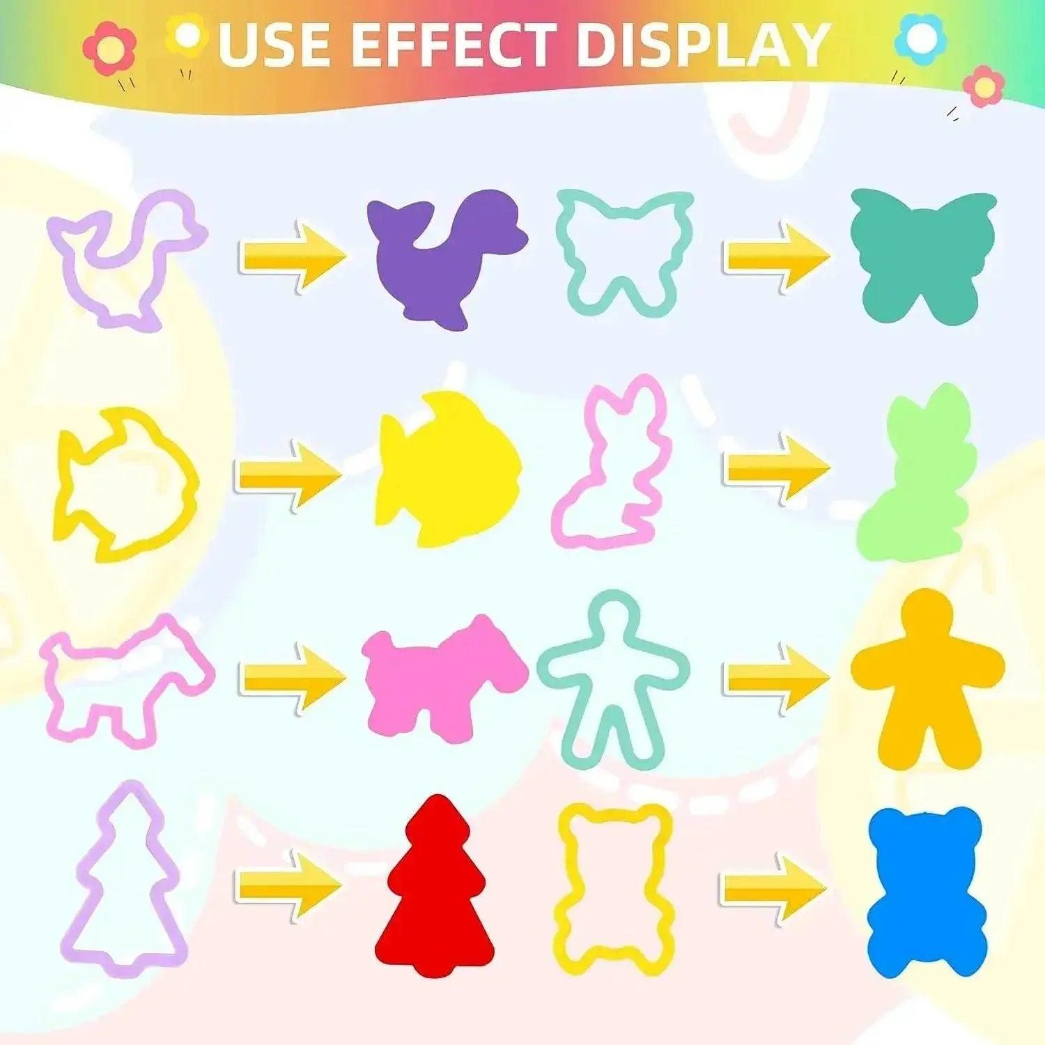  Educational Children's Plasticine Modeling Clay Tool Kit - Creative  -  ToylandEU™