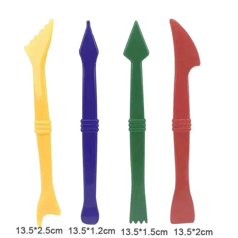  Educational Children's Plasticine Modeling Clay Tool Kit - Creative  -  ToylandEU™