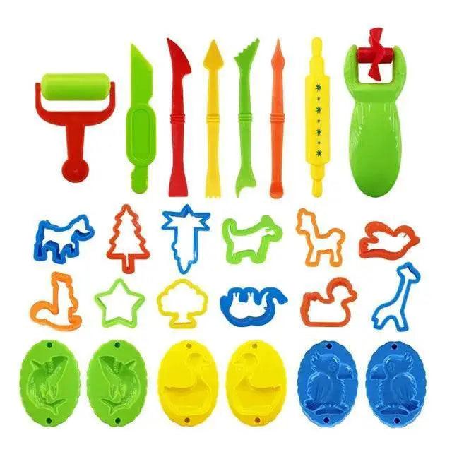  Educational Children's Plasticine Modeling Clay Tool Kit - Creative  -  ToylandEU™