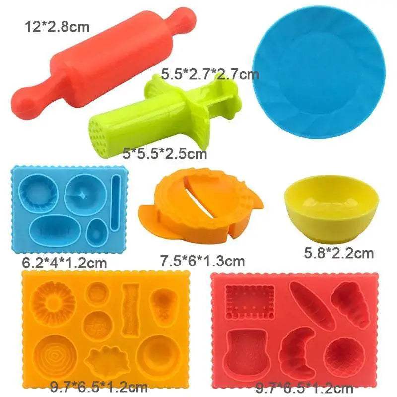  Educational Children's Plasticine Modeling Clay Tool Kit - Creative  -  ToylandEU™