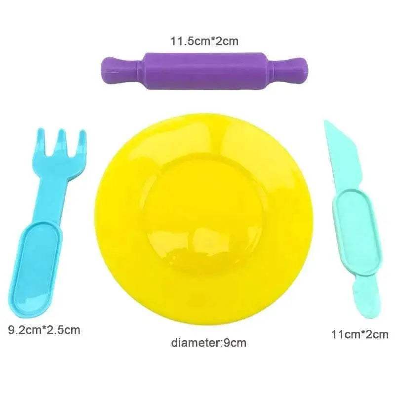  Educational Children's Plasticine Modeling Clay Tool Kit - Creative  -  ToylandEU™