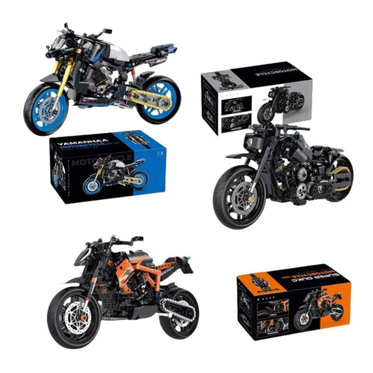  Educational Construction Bricks Motorcycle Model Kit -  ToylandEU™