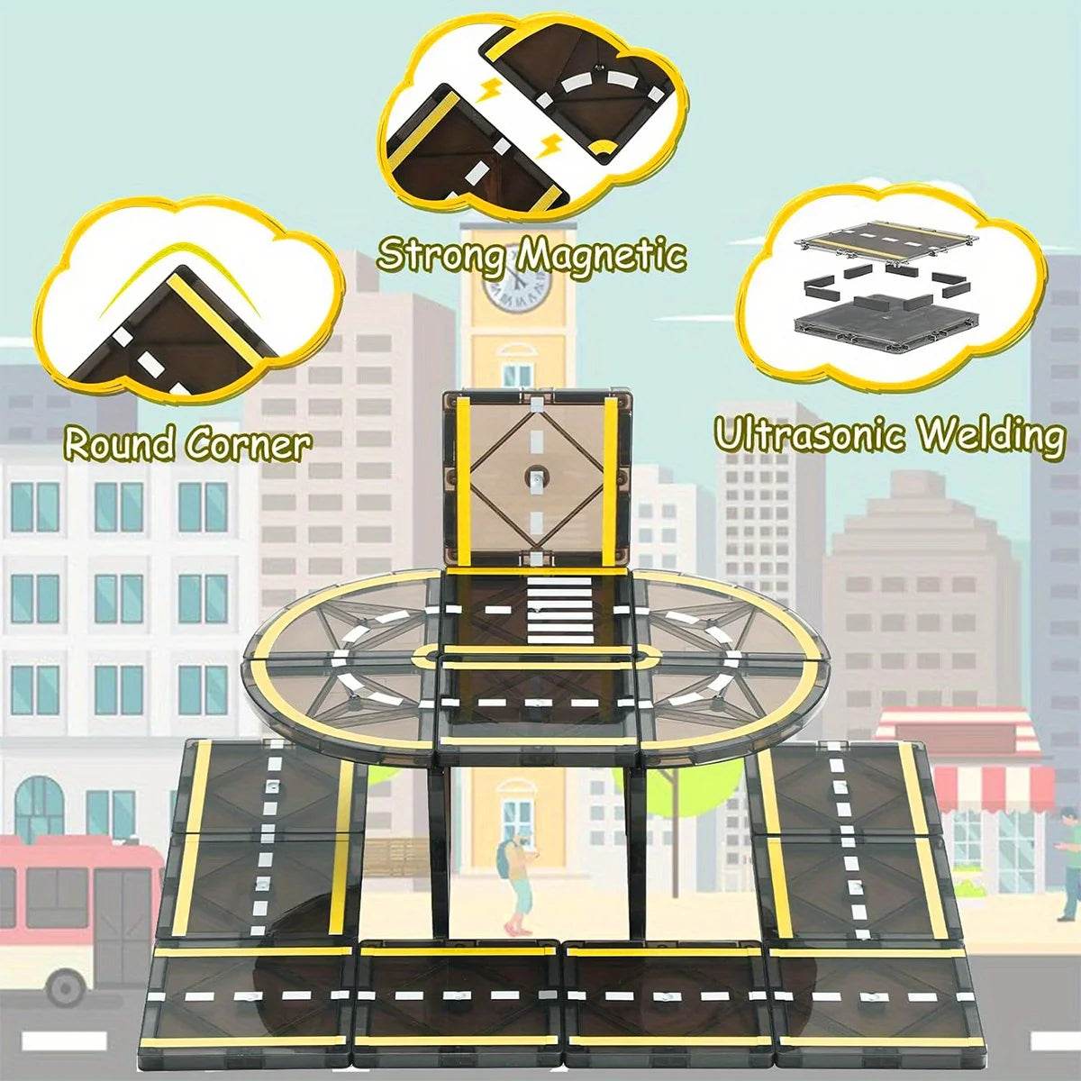 Educational Construction Toys Magnetic Crane For Kids 3 6 - ToylandEU