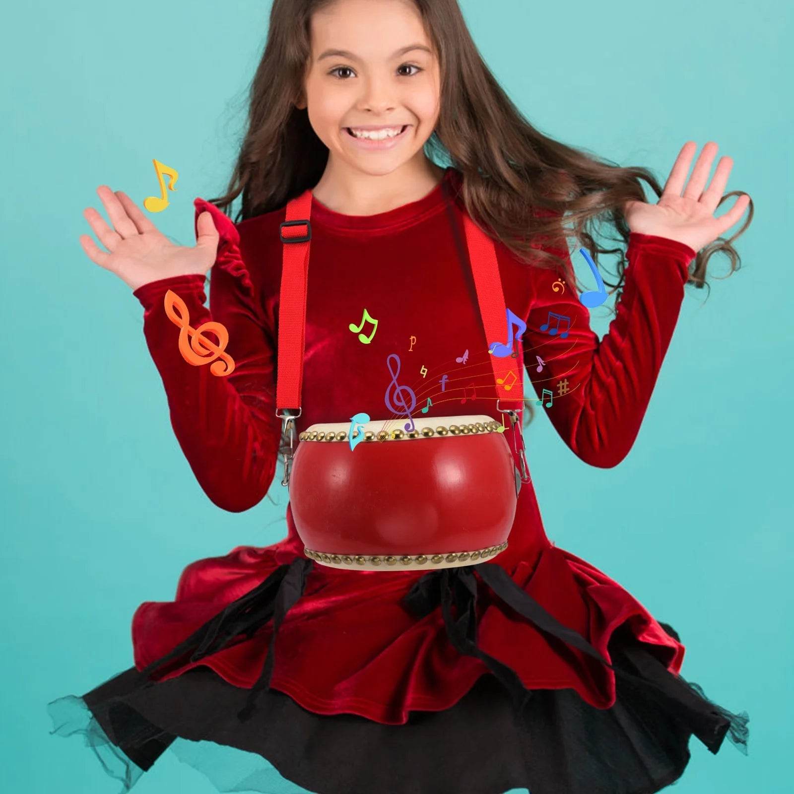 Educational Cowhide Drum Set for Kids - Enhance Rhythm & Music Skills - ToylandEU