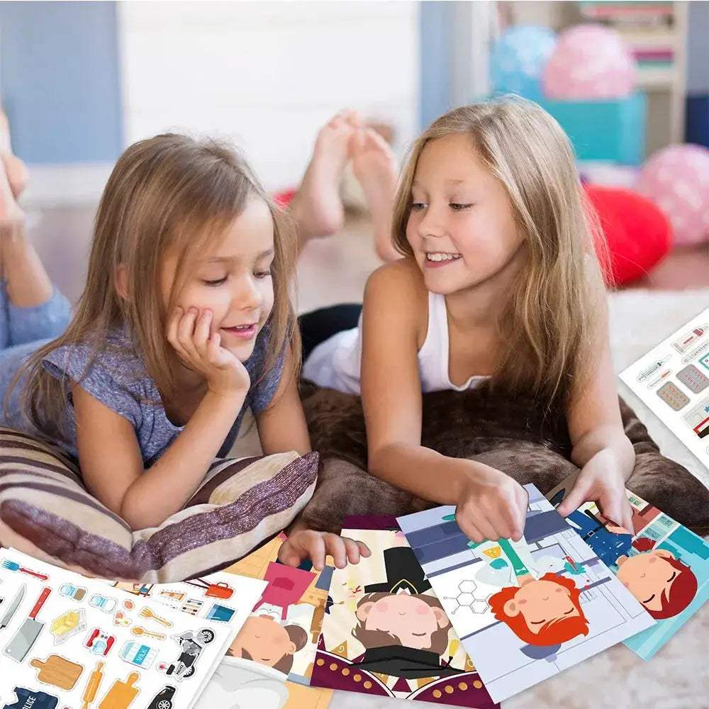 Educational DIY Kids Sticker Pack Animal Dinosaur Stickers - ToylandEU