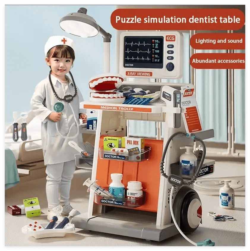  Educational Dentist Playset Dental Cart With Filling Model -  ToylandEU™