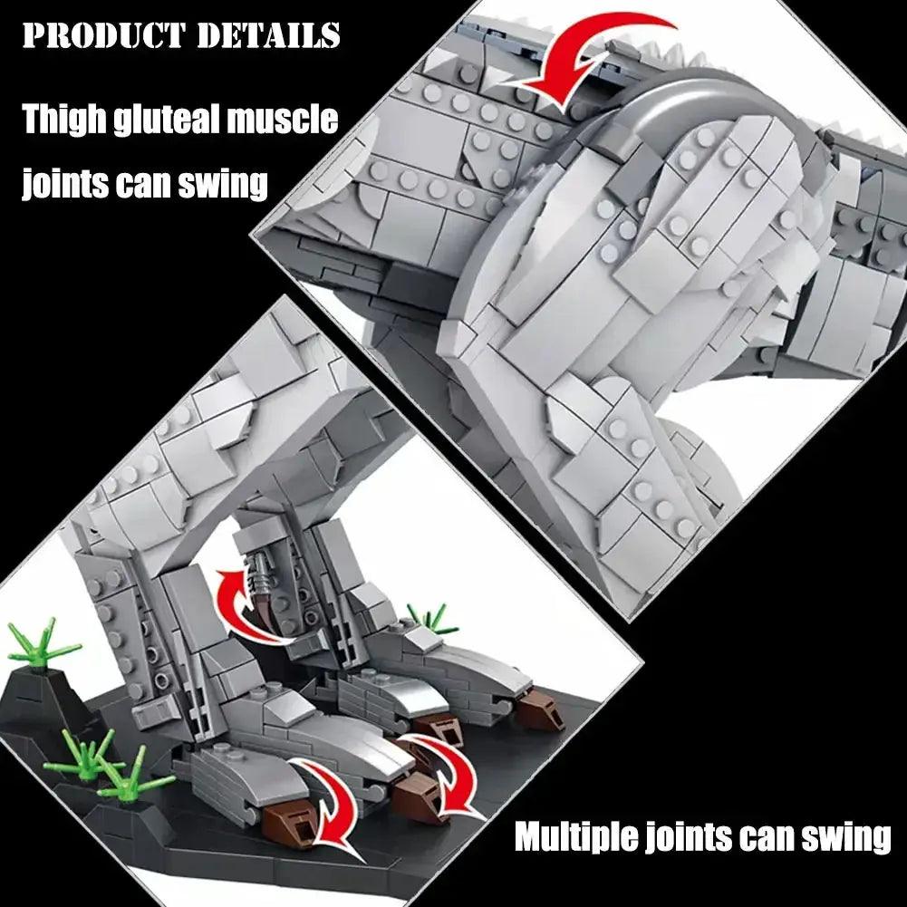  Educational Dinosaur Building Blocks Rex Set For Kids -  ToylandEU™