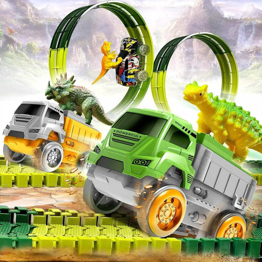  Educational Dinosaur Track Car Led Toy Toyland EU -  ToylandEU™