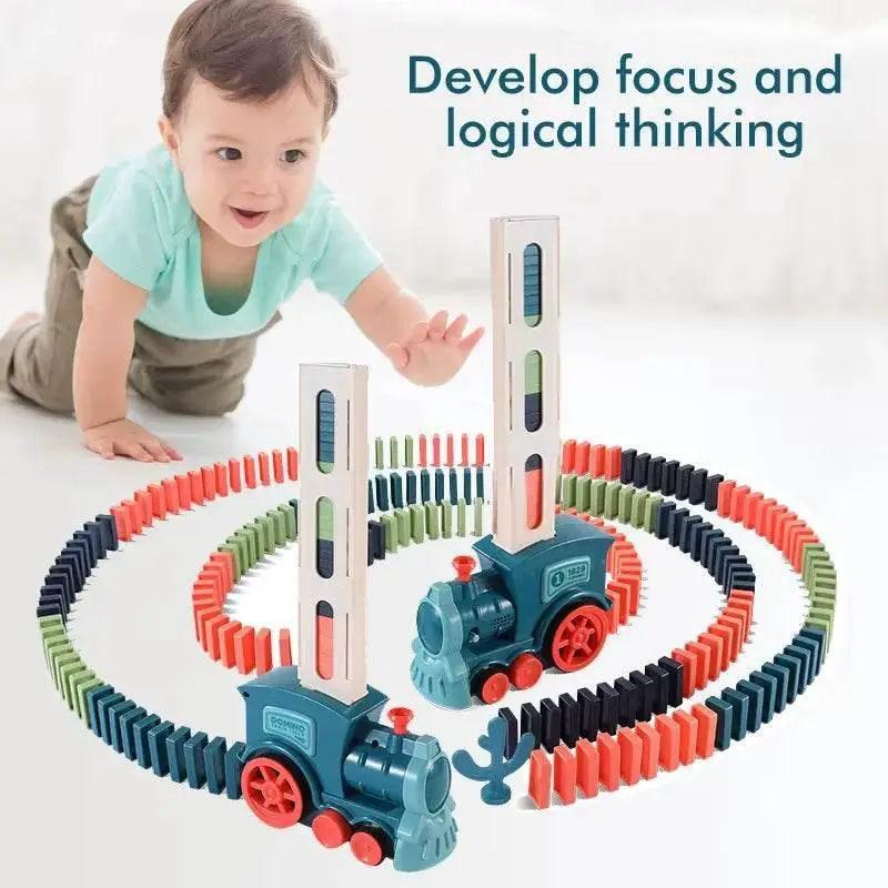  Educational Domino Train Set Auto Laying Toyland EU -  ToylandEU™