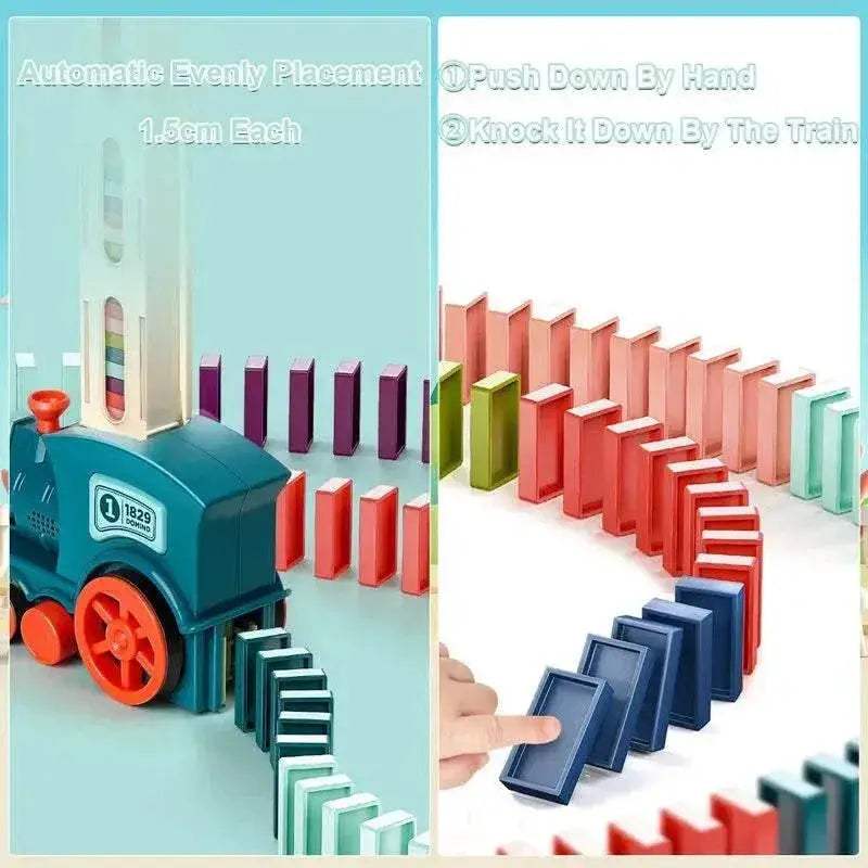  Educational Domino Train Set Auto Laying Toyland EU -  ToylandEU™