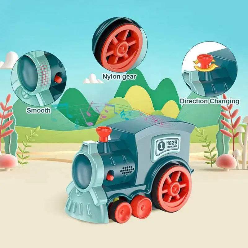  Educational Domino Train Set Auto Laying Toyland EU -  ToylandEU™