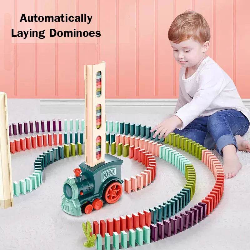 Educational Domino Train Set With Sound And Light For Kids - ToylandEU