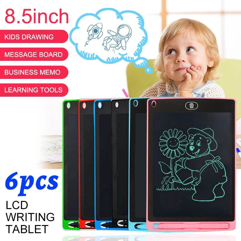 Educational Drawing Board Set 8.5 Inch LCD For Kids - ToylandEU