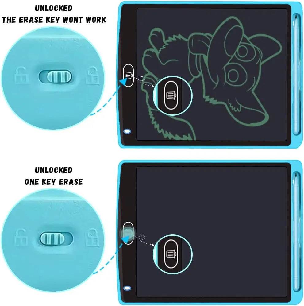 Educational Drawing Board Set 8.5 Inch LCD For Kids - ToylandEU