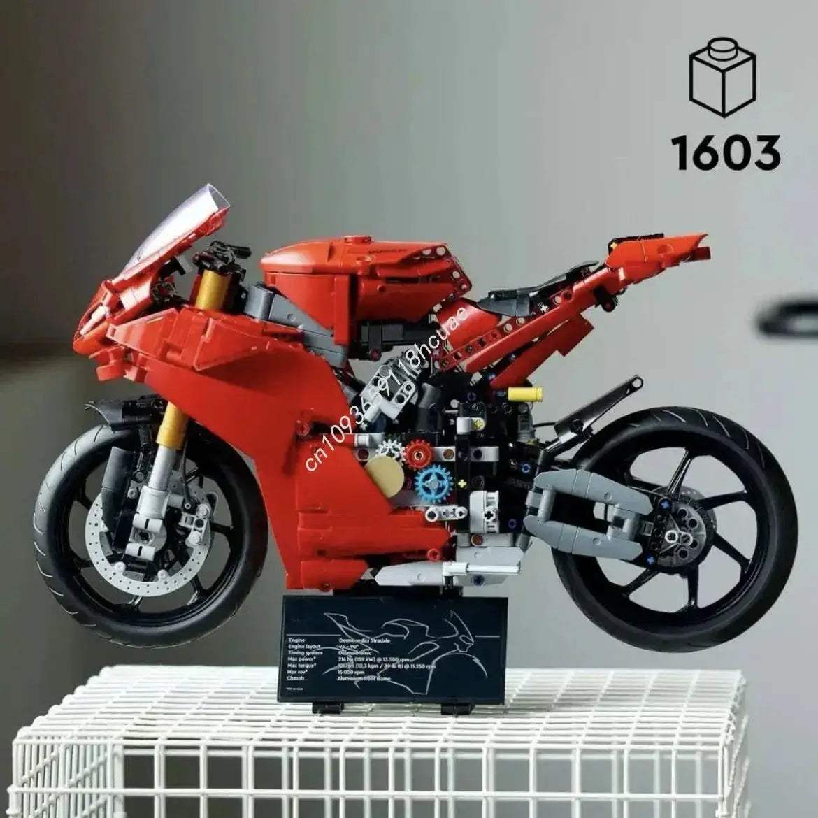 Educational Ducati Panigale V4S Motorcycle Building Blocks Set - ToylandEU