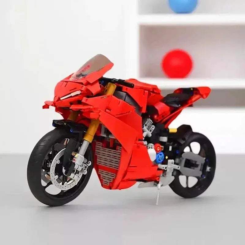 Educational Ducati Panigale V4S Motorcycle Building Blocks Set - ToylandEU