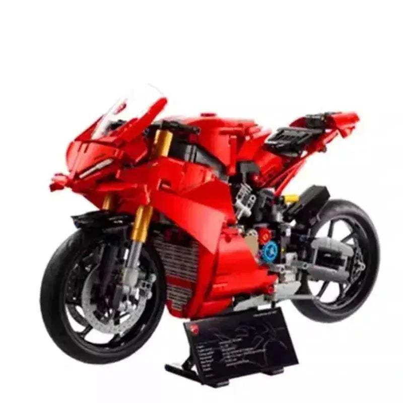 Educational Ducati Panigale V4S Motorcycle Building Blocks Set - ToylandEU
