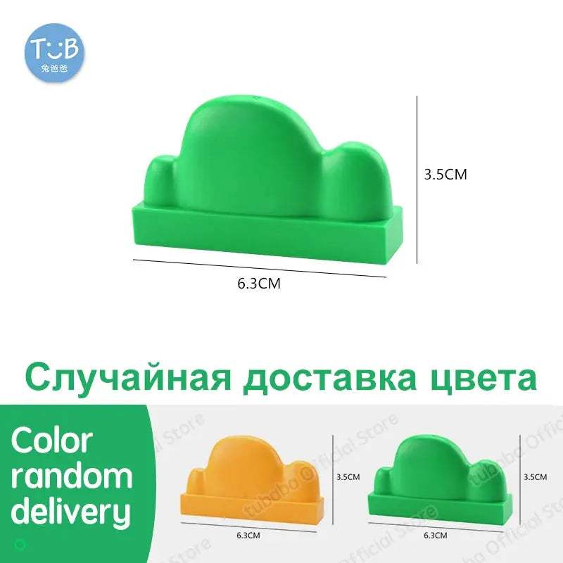 Plant Scenic Big Building Blocks Flowers Trees rock Accessories Compatible with Duploed Education Children Baby Gift DIY Toys - ToylandEU