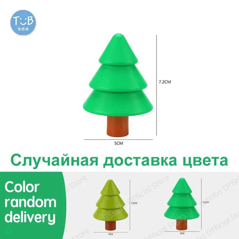 Plant Scenic Big Building Blocks Flowers Trees rock Accessories Compatible with Duploed Education Children Baby Gift DIY Toys - ToylandEU