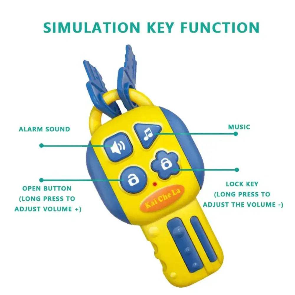 Educational Electric Driving Steering Wheel Toy With Lights And Sound - ToylandEU