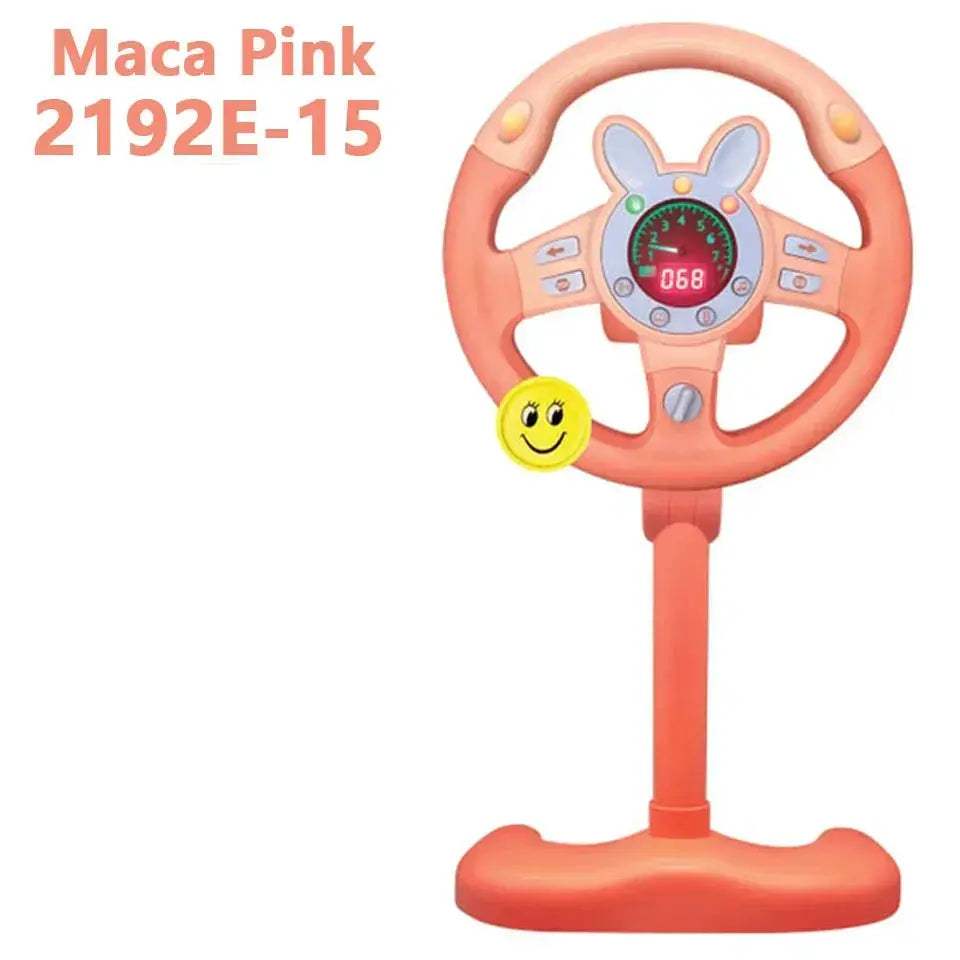 Educational Electric Driving Steering Wheel Toy With Lights And Sound - ToylandEU