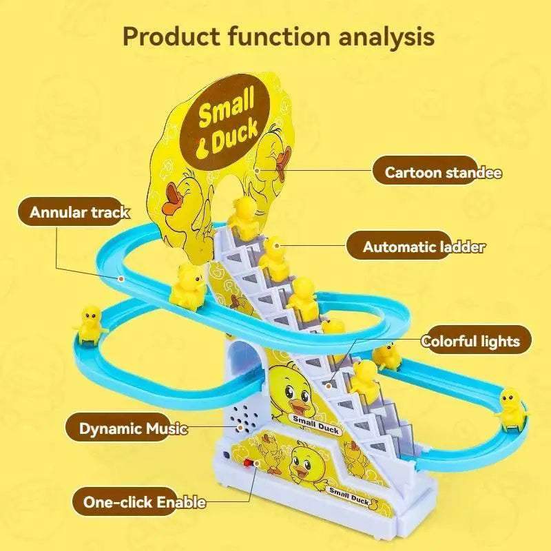 Educational Electric Duck Racing Toy with Music and Lights for Boys and Girls - ToylandEU