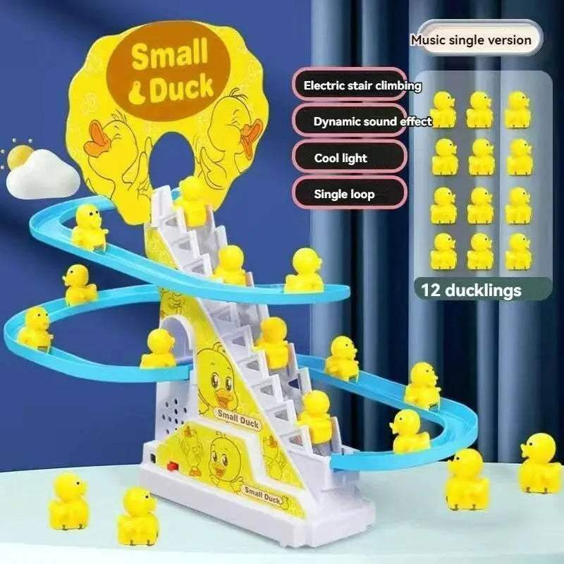 Educational Electric Duck Racing Toy with Music and Lights for Boys and Girls - ToylandEU