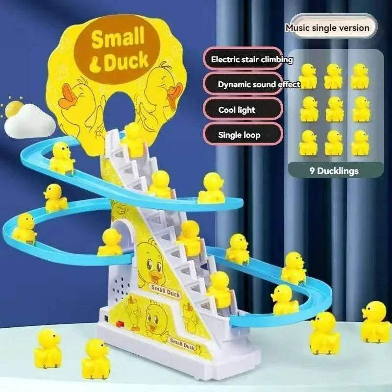 Educational Electric Duck Racing Toy with Music and Lights for Boys and Girls - ToylandEU