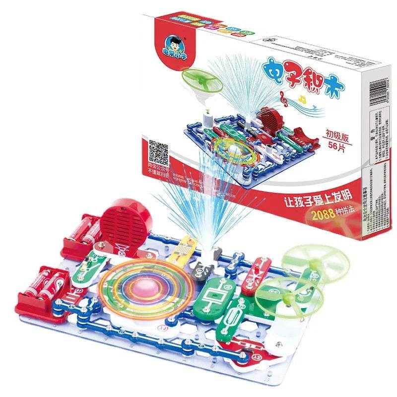 Educational Electronic Building Block Science Kit For Eight - ToylandEU