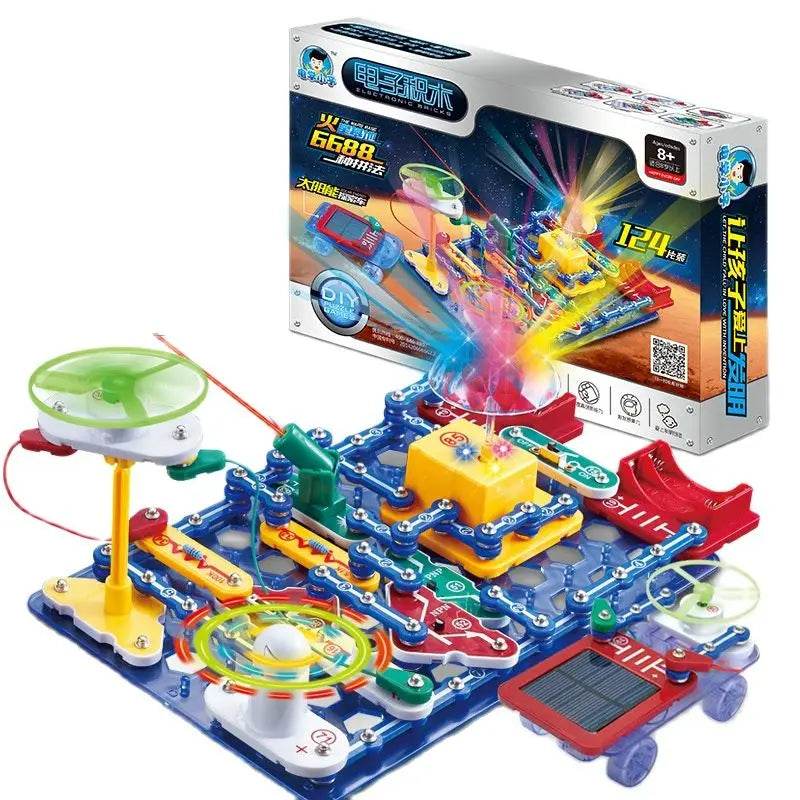 Educational Electronic Building Block Science Kit For Eight - ToylandEU