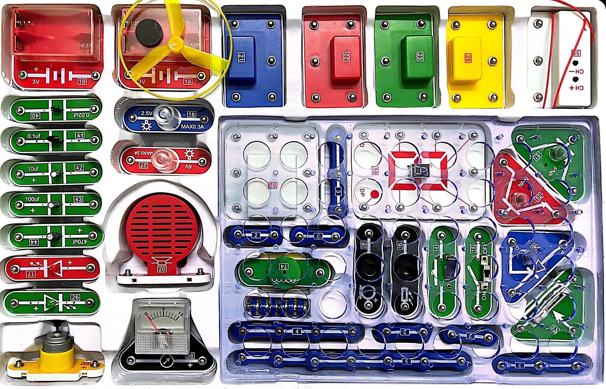 Educational Electronic Building Blocks Circuit Kits Kids - ToylandEU