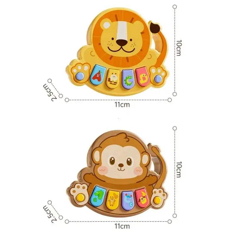 Educational Electronic Kids Piano Toy Interactive Lion Music Instrument - ToylandEU