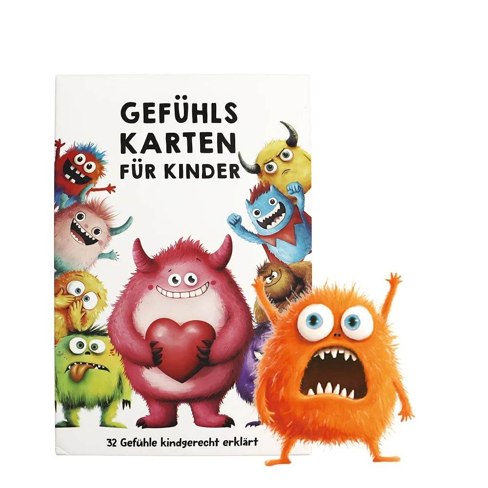 Educational Emotion Cards German Texts For Kindergarten - ToylandEU