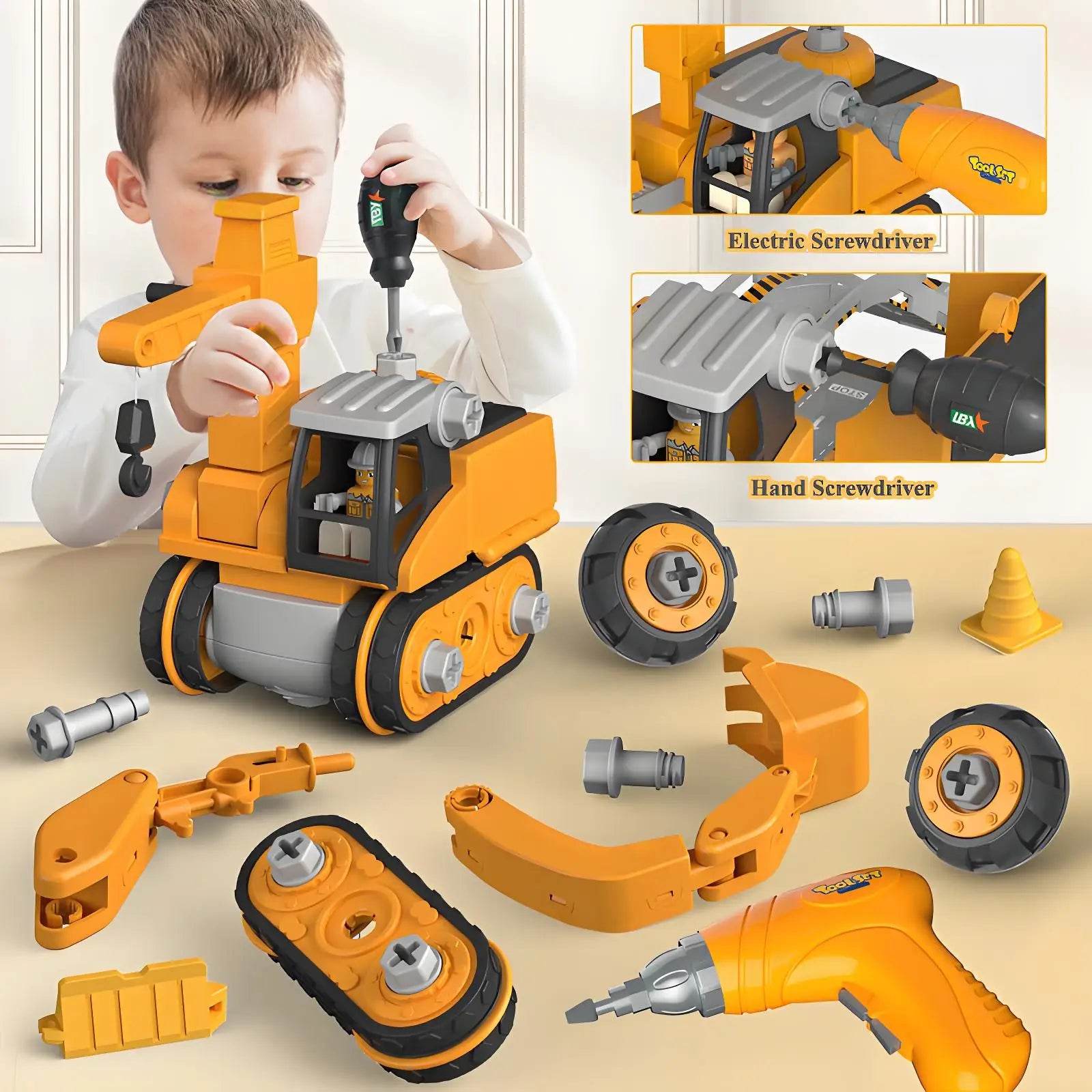 Educational Engineering Vehicle Drill Toy Nuts For Boys - ToylandEU