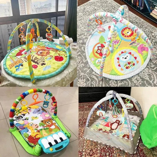  Educational Fitness Frame for Children Play Mat Rack Crawling Blanket Infant Play Rug Gift Kids Activity Mat Gym Baby Toys -  ToylandEU™