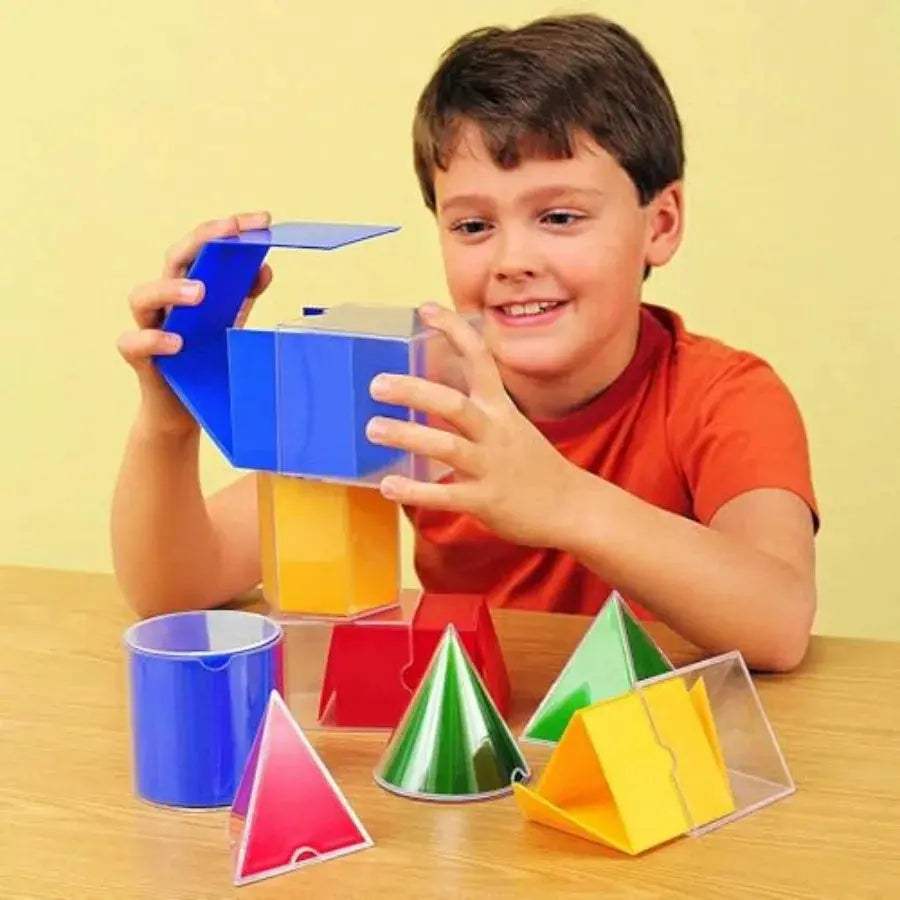  Educational Folding Geometric Shapes Set Pattern Blocks -  ToylandEU™