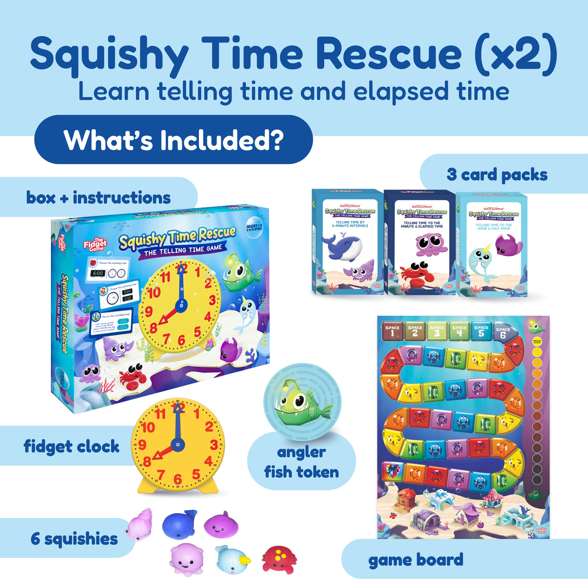 Educational Game Bundle | PreK-Grade 5 Math & Literacy | Toylandeu™