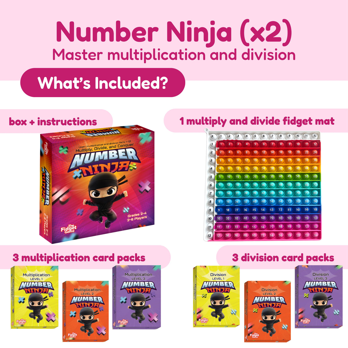 Educational Game Bundle | PreK-Grade 5 Math & Literacy | Toylandeu™