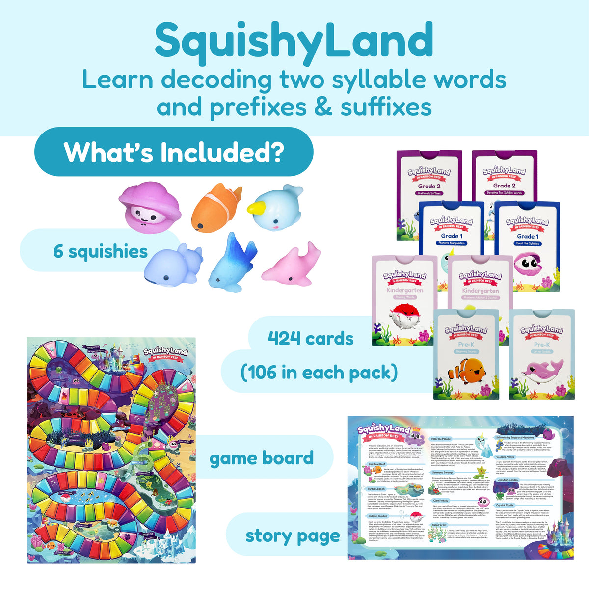 Educational Game Set | Includes Extra Mats | Toylandeu™
