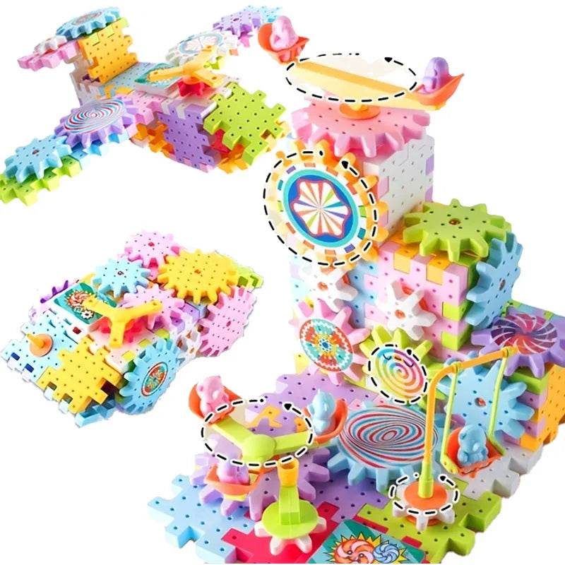 Educational Gear Building Kit With Motorized Gears For Kids - ToylandEU
