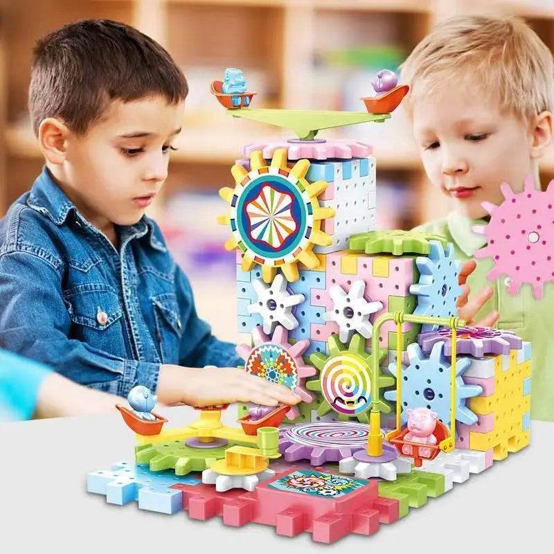 Educational Gear Building Kit With Motorized Gears For Kids - ToylandEU
