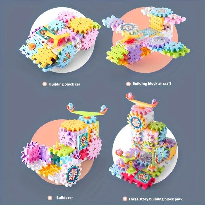 Educational Gear Building Kit With Motorized Gears For Kids - ToylandEU