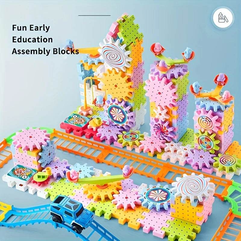 Educational Gear Building Kit With Motorized Gears For Kids - ToylandEU