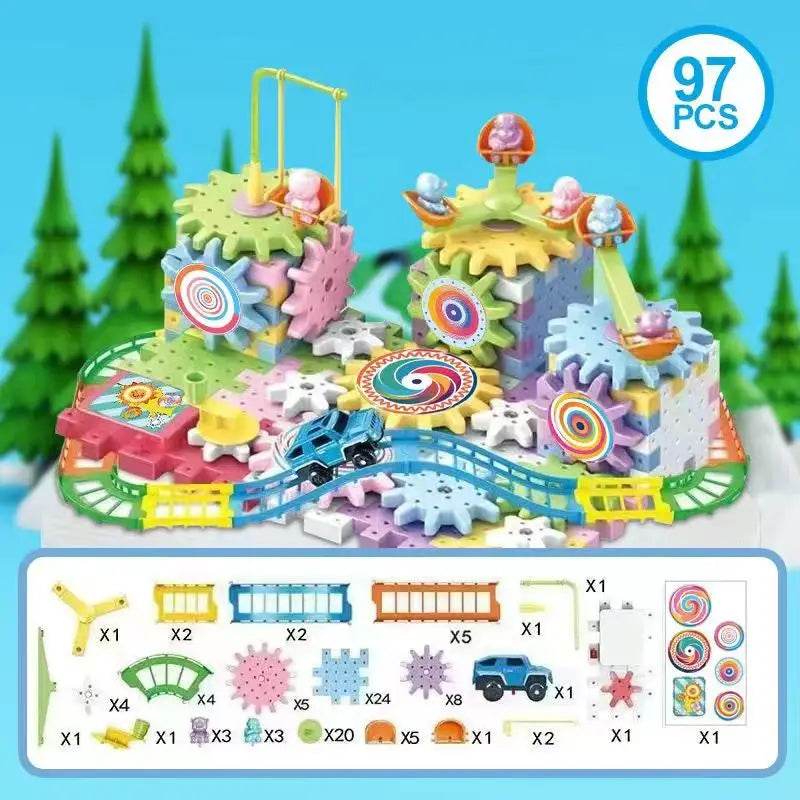 Educational Gear Building Kit With Motorized Gears For Kids - ToylandEU