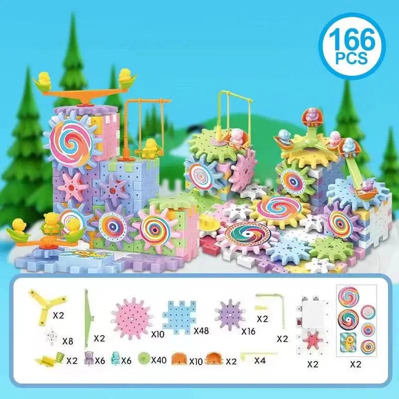 Educational Gear Building Kit With Motorized Gears For Kids - ToylandEU