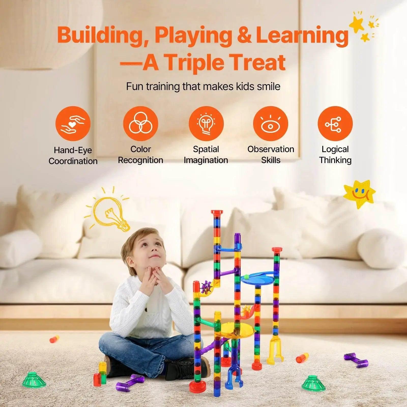  Educational Glow In The Dark Marble Run Set Toyland EU -  ToylandEU™