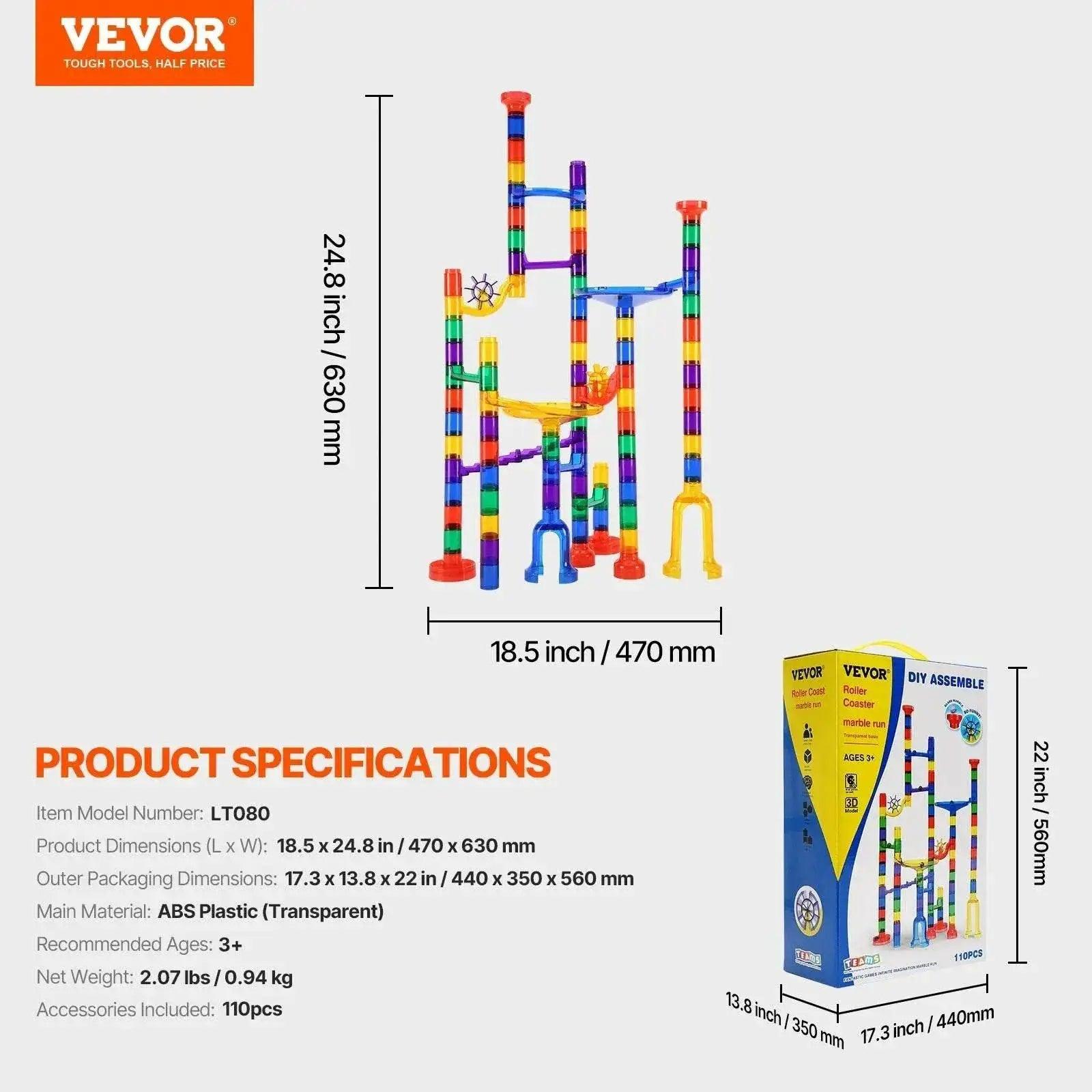  Educational Glow In The Dark Marble Run Set Toyland EU -  ToylandEU™