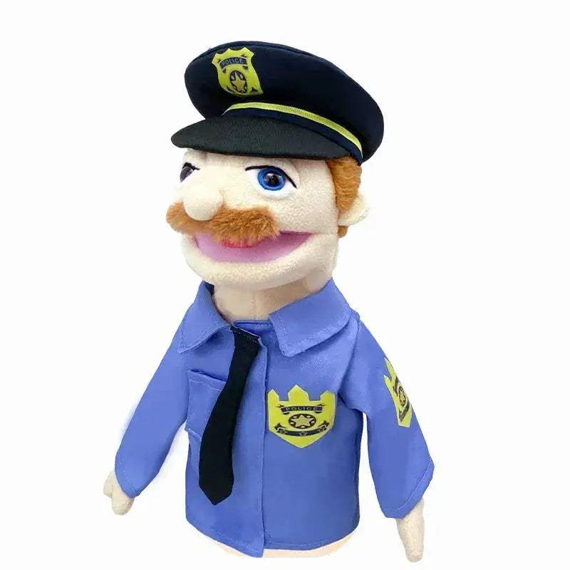 Educational Hand Puppet Set Doctor Police Teacher Plush Toy - ToylandEU